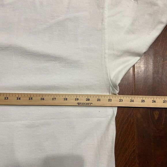 Jerzees Vintage Y2K Barack Obama President White Black T-Shirt Mens Size XL - Picture 7 of 8